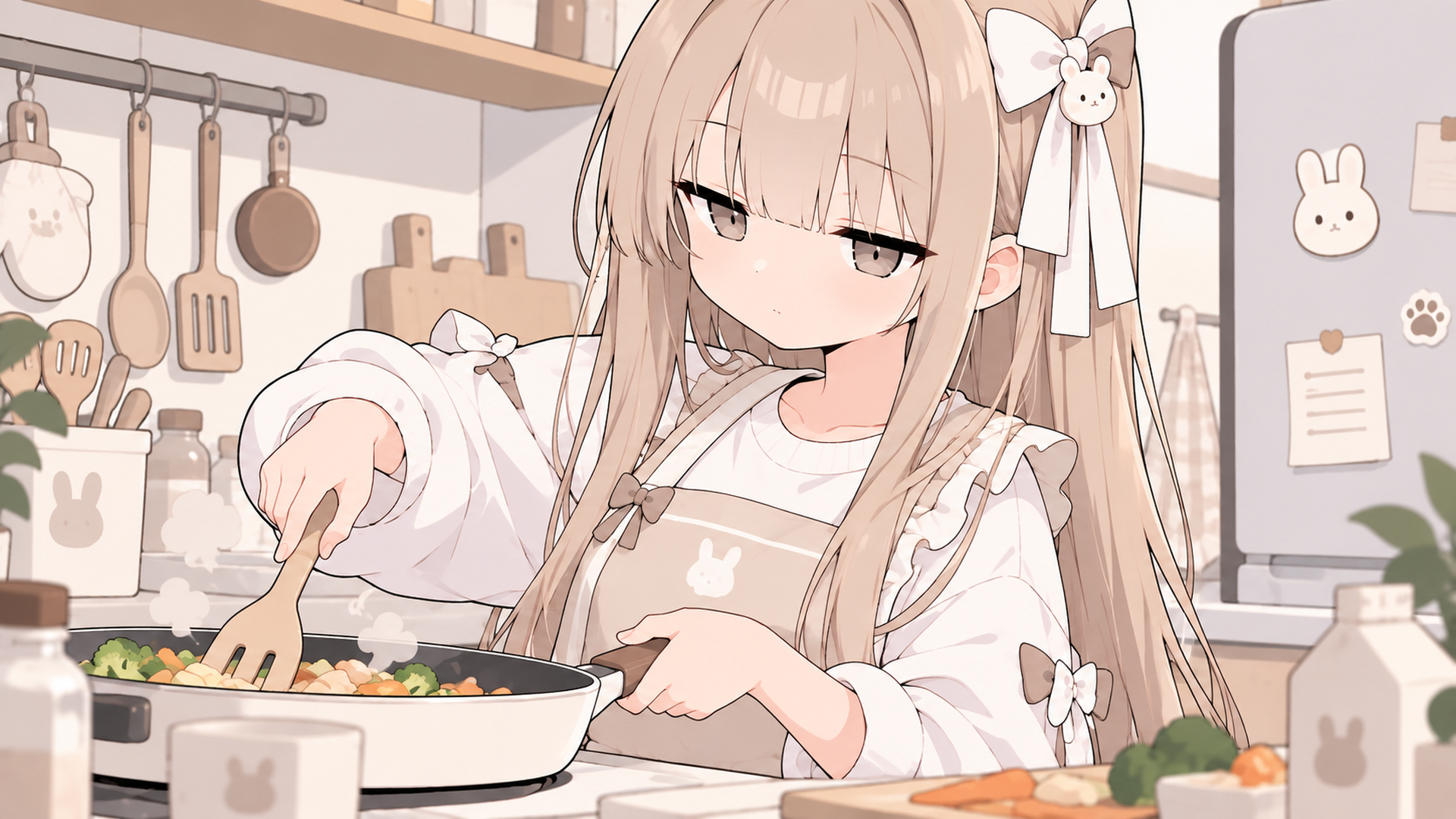 れっつくっきんぐのイラスト