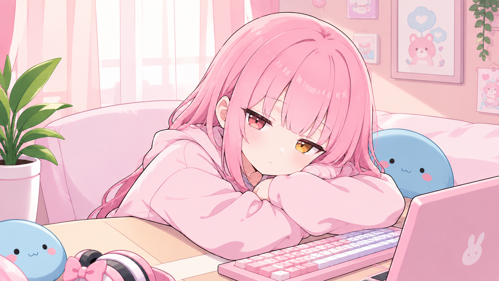 おひるねもーどのイラスト